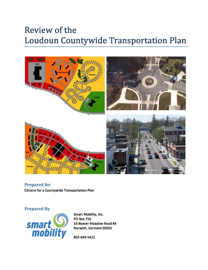 Review of the Loudoun Countywide Transportation Plan Coalition For