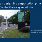Urban Design & Transportation Principles for Capitol Gateway Retail Site