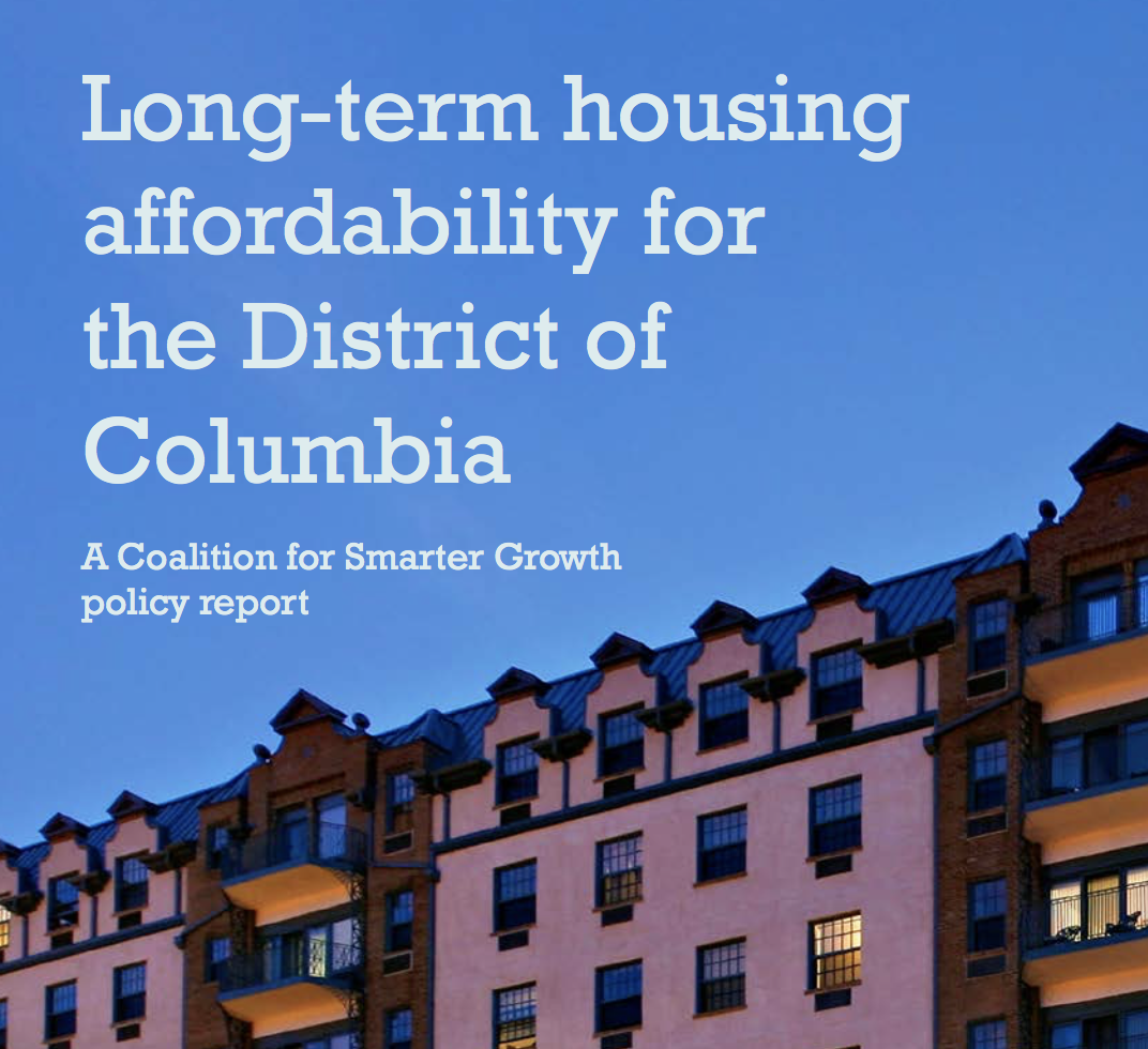 Longterm housing affordability for the District of Columbia