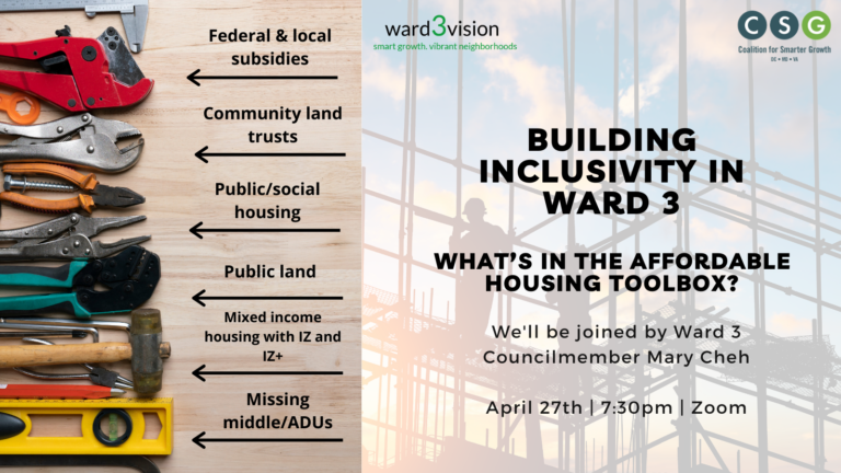 Event Building Inclusivity In Ward 3 What s In The Affordable Housing Toolbox Coalition For 