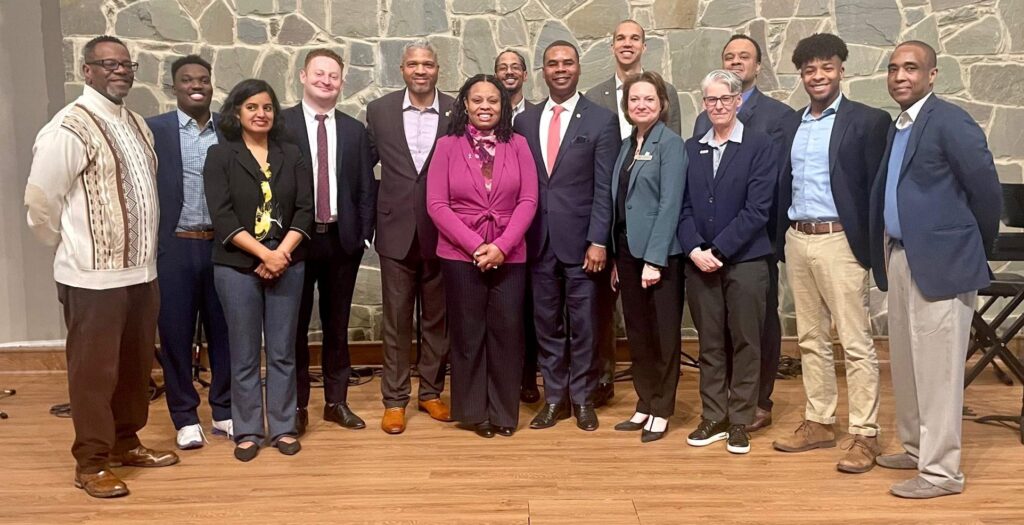 Photo of sponsors and candidates of the Prince George's County Executive candidates briefing