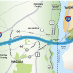 VDOT map of 495 Southside study area